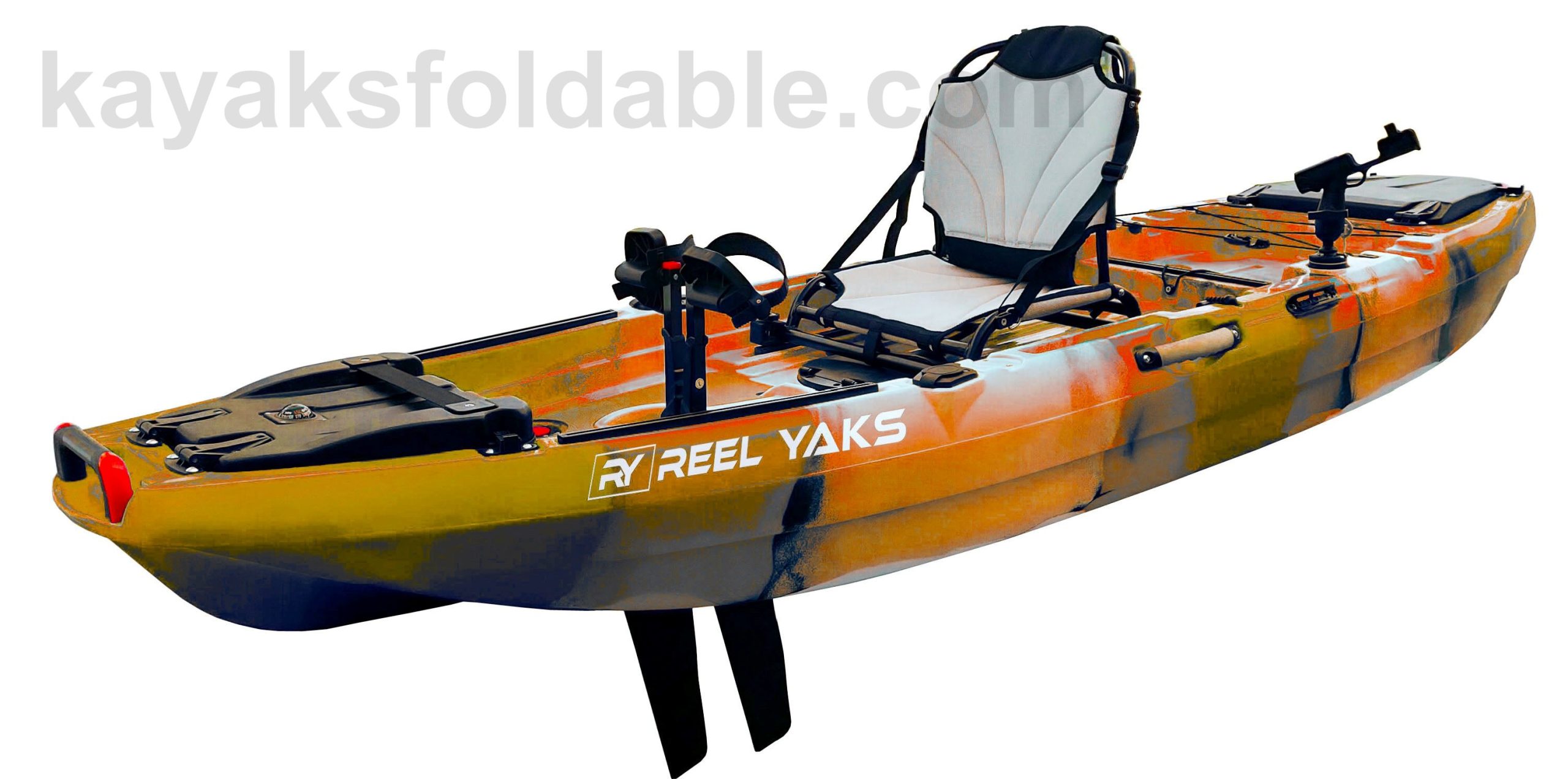 Exquisite 10' Reach Propeller Drive Fishing Kayak, Adults youths kids